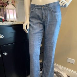 ANTHROPOLOGY LEVEL UP NEWPORT WIDE LEG JEAN 27”
